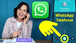 Mit WhatsApp telefonieren Smartphonekurs mit dem Samsung Teil 48 [upl. by Eenal]