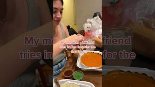 Trying Indian Food For The First Time 🇮🇳 food foodvideos foodie mukbang indianfood [upl. by Alister]