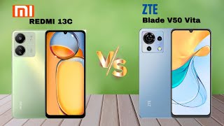 XIAOMI REDMI 13C vs ZTE Blade V50 Vita [upl. by Lat]