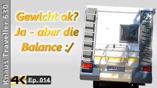 🚍 🤔 Überraschung nach dem Wiegen Wohnmobil hat massive Schlagseite  Analyse amp Maßnahmen  Ep 014 [upl. by Simmie]