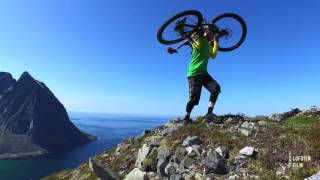 Mountain Biking Ryten  Lofoten  Norway [upl. by Letha]