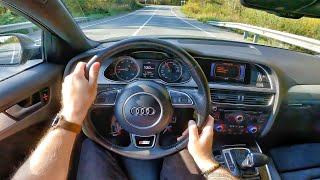 2014 Audi A4 20 TFSI quattro S Tronic  POV TEST DRIVE [upl. by Hennahane48]