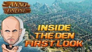 Anno Online Gameplay First Look Review  Inside the Den HD Feature [upl. by Sinnod347]