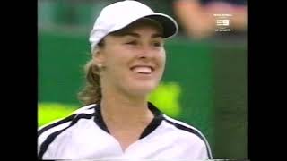 Martina Hingis vs Ángeles Montolio  Wimbledon 2000 1R Highlights [upl. by Nylime4]