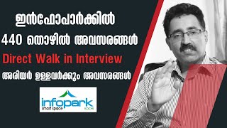 440 JOBS IN INFOPARKFRESHERS amp EXPERIENCEDMEGA WALK IN INTERVIEWCAREER PATHWAYDrBRIJESH JOHN [upl. by Akinoj]