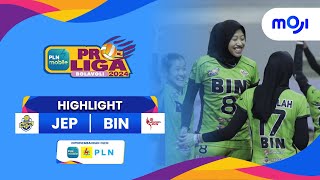 Elektrik PLN VS BIN 13  Highlight PLN Mobile Proliga 2024 [upl. by Elttil]