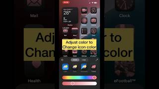 How to change apps color in iphone  iOS 180 latest update [upl. by O'Conner]