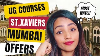 UG COURSES OFFERED BY STXAVIERS COLLEGE MUMBAI  SPECIALIZATIONS FEES ETC DETAILS YOU MUST KNOW [upl. by Niraj880]