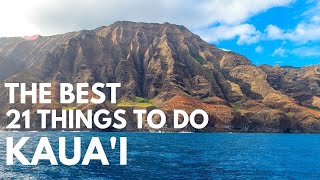 21 Things to Do Around Kauai Hawaii  Two residents share their favorite things to do on Kauai [upl. by Ahsina627]