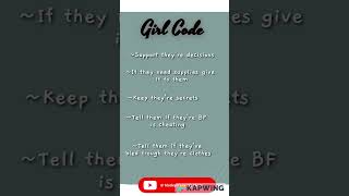 Girl Code ♡ subscribe girl girlcode relatable school fyp [upl. by Cornall]