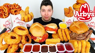 100 Worth Of Arbys • MUKBANG [upl. by Ottillia660]