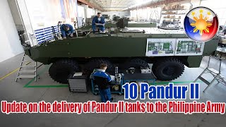 Entire delivery of Sabrah light tanks and 10 Pandur II tanks for the Philippine Army [upl. by Deuno]