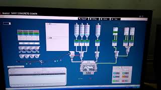 Sany Batching plant software [upl. by Yeslehc]