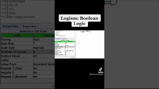 Logisim Evolution Lab02 Boolean Logic [upl. by Retsbew]