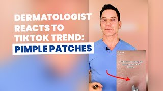 Dermatologist Reacts to TikTok Trends Pimple Patch Hydrocolloid Patches for Acne shorts [upl. by Enatan807]