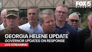 WATCH LIVE Georgia governor gives update on Hurricane Helene response  FOX 5 News [upl. by Babcock457]