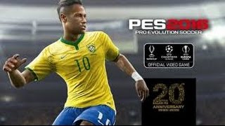 GAME PLAY PES 2016 XBOX 360 DLC 20 PATCH PES E CIA [upl. by Eislrahc]