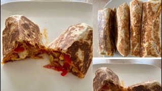 Recette Tortilla au poulet simple et facile ❤️🤤وصفة تورتيلا بالدجاج 🤤 [upl. by Neufer]