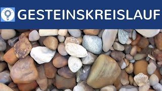 Gesteinskreislauf  Kreislauf der Gesteine einfach erklärt  Was ist Gestein  Endogene Kräfte [upl. by Philina]