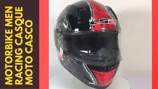 Motorbike Men Racing Casque Moto Casco LS2 FF358 CLASSIC Motorcycle Helmet Full Face [upl. by Ynaffyt]