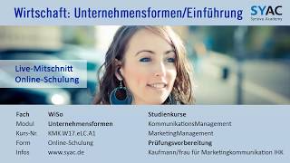 Wirtschaft » Unternehmensformen Einführung in die Rechtsformen von Unternehmen nach HGB  SYACDE [upl. by Lira]