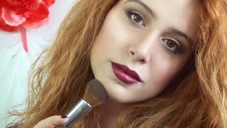 Make up tutorial per PELLE CHIARA con labbra borgogna con IDUN minerals  Erikioba [upl. by Andryc880]