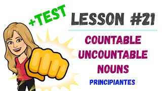 Sustantivos 👉CONTABLES e INCONTABLES👈en ingles DIFERENCIALOS  COUNTABLE amp UNCOUNTABLE nouns 🍀 [upl. by Goodill854]