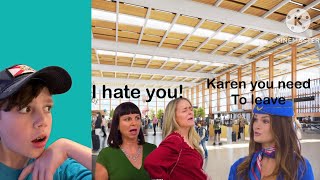 Karen kicked off plane for bullying pregnant woman 🤰 [upl. by Adnarb129]