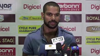 WI v IND quotDisappointed that I got out especially when I was setquot  Shikhar Dhawan [upl. by Yhtimit335]