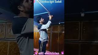 replace old faluty wiring change all ceiling batten holder install New ceiling scarface led lights [upl. by Daahsar514]