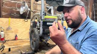 How to remove a stuck pressure washer unloader valve [upl. by Harned]