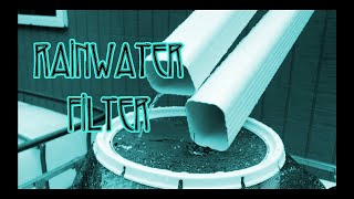 DIY Rainwater Catchment Filter  Charcoal Water Filter  How to Get Clean Rainwater [upl. by Wartow]