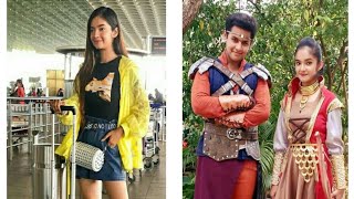 Anushka Sen Real Look 😎 And Balveer Natak Look 😇 Cute image 1 2 3 4 5 trending balveer anushkasen [upl. by Grados]