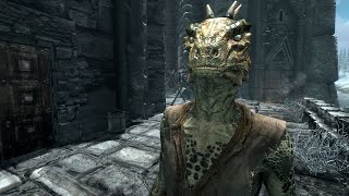 I have to assume that all Argonians do this  Skyrim Gameplay Highlights shorts [upl. by Dirraj]