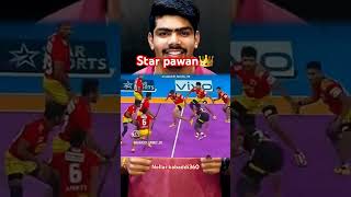 Pawan mass raides 🔥👑 kabaddi360 kabaddishort indiansports prokabaddi yks ProKabaddi [upl. by Dorran863]