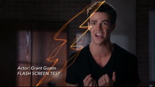 Check Out Grant Gustins Screen Test For The Flash [upl. by Douville660]