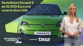 Bestellstart Renault 5 ETech  AudiSAICKooperation  BYDFertigung in Türkei  eMobility Update [upl. by Richey75]