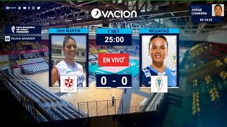 LIGA NACIONAL DE VOLEY  San Martin vs Regatas por RADIO OVACION [upl. by Margy]