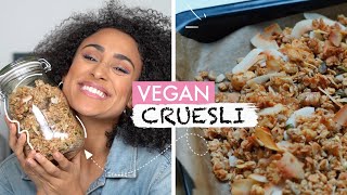 DIY VEGAN CRUESLI  Coeshi Vanderpuye [upl. by Ahsyekal965]