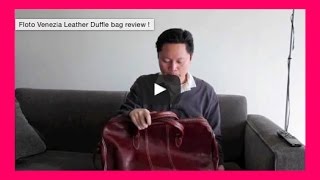 Floto Venezia Leather Duffle bag review [upl. by Roxane]