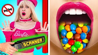 How to Sneak Candies into the Movies Crazy Ways Sneak Food into Movie Theater by Crafty Hype [upl. by Azial485]