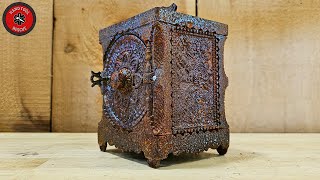 Whats in the box 1890s Safe Restoration [upl. by Teplitz]