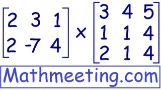 Multiplying matrices [upl. by Aleil]