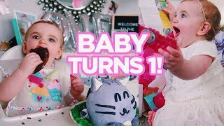 Baby Emersons FIRST BIRTHDAY SPECIAL [upl. by Adnirual]