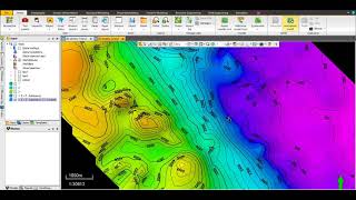 Create Isopach Thickness map by Schlumberger Petrel Method1 from two stacked surfaces [upl. by Feltie]