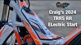 Bike Check  Craigs 2024 TRRS RR Electric Start Trials Bike [upl. by Wing332]