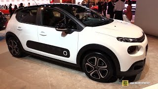 2017 Citroen C3  Exterior and Interior Walkaround  Debut at 2016 Paris Motor Show [upl. by Aterg]