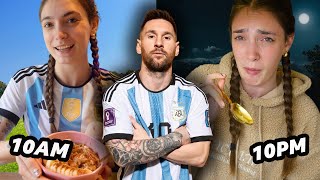 EATING LIKE MESSI FOR 24 HOURS [upl. by Imekawulo]