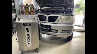 Mitsubishi Freeca 2001 Brake Fluid Exchange [upl. by Klusek]