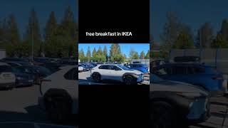 Free breakfast at IKEA 🥞 freebreakfast ikea furuset [upl. by Nagn]